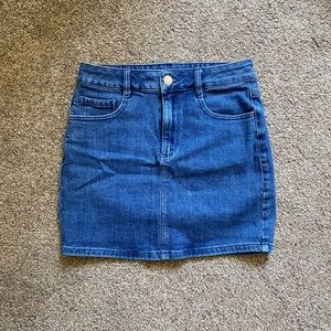 Denim Mini Skirt